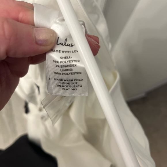 Lulu's White Bow Back Jumpsuit - Picture 7 of 7